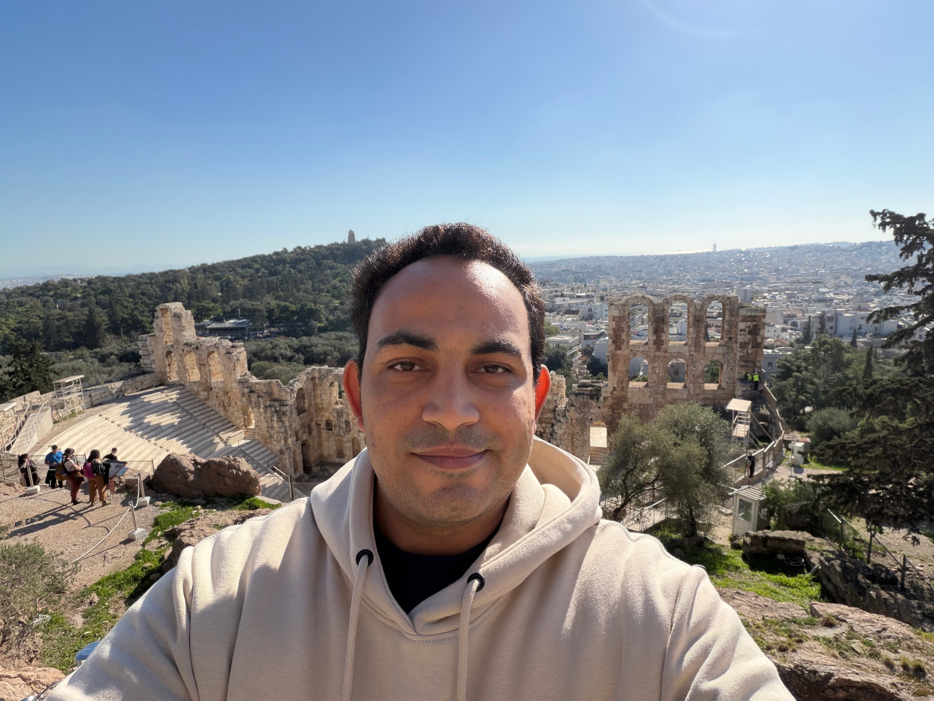 Tony at the Odeon of Herodes Atticus, Acropolis of Athens